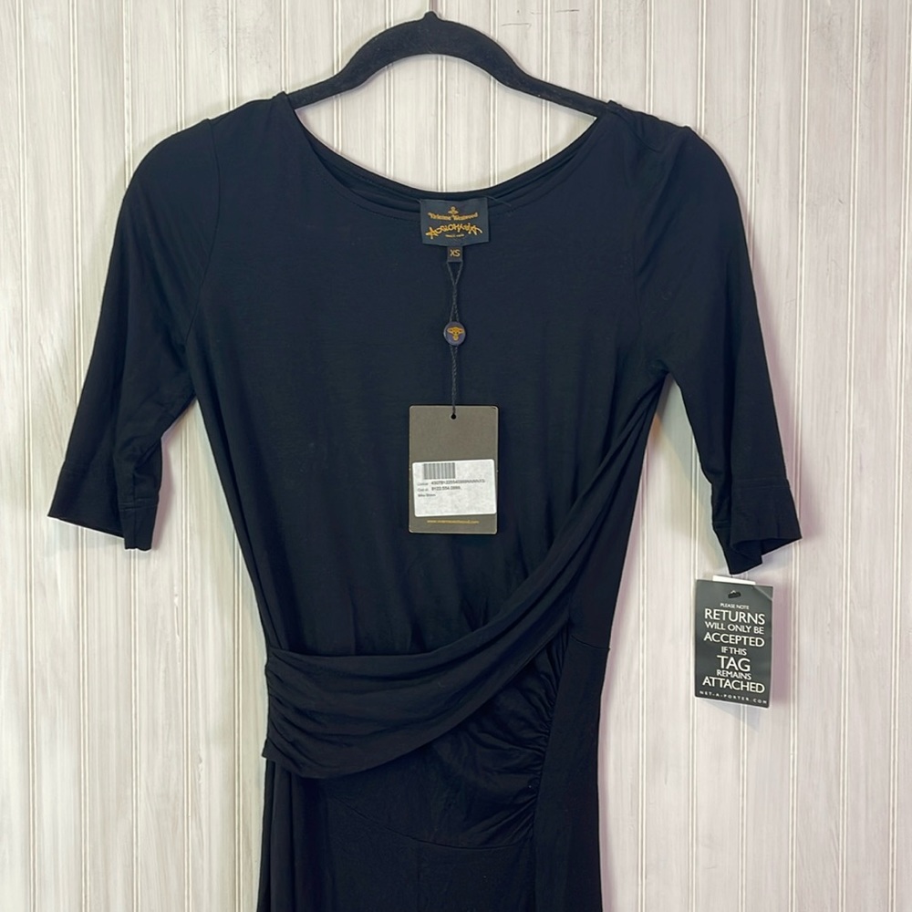 VIVIENNE WESTWOOD ANGLOMANIA JERSEY SIHU DRESS XS